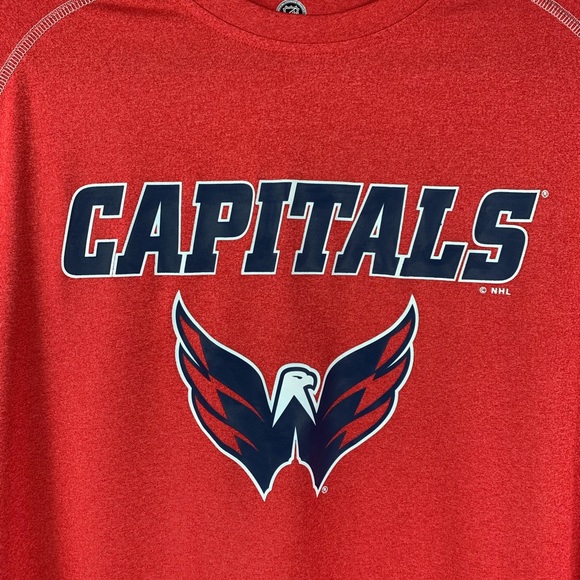 NHL Shirt Washington Capitols Short Sleeve Shirt - Picture 3 of 7